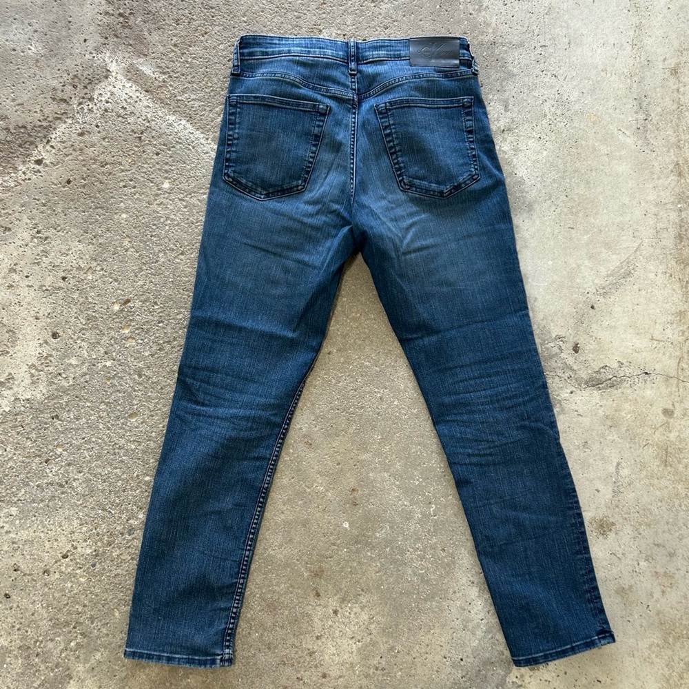 Calvin Klein Dark Blue Slim Jeans - Picture 4 of 5